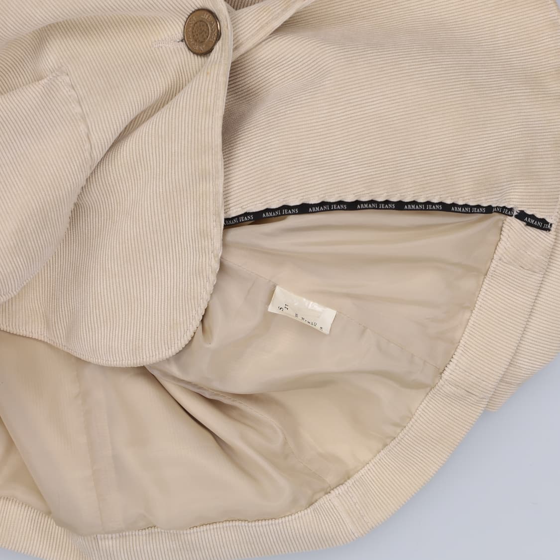 [EU 38] 아르마니 진 여성 코듀로이 숏자켓 0116H1 상품이미지8