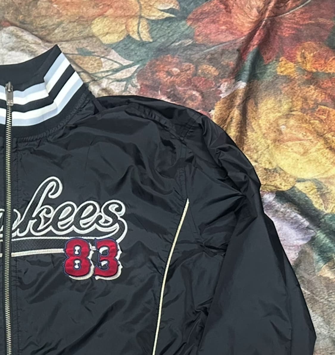 MLB 빈티지 뉴욕양키즈 블랙바람막이 100 상품이미지2