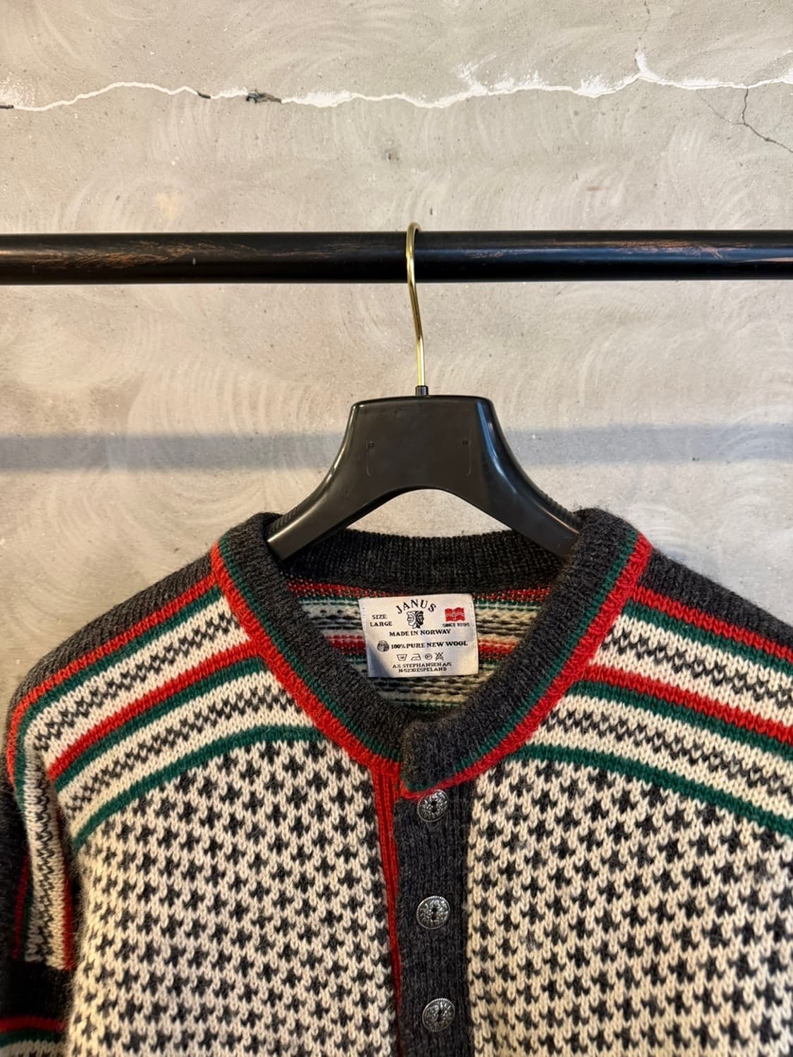 Janus 노르딕패턴 니트 남성105 상품이미지6