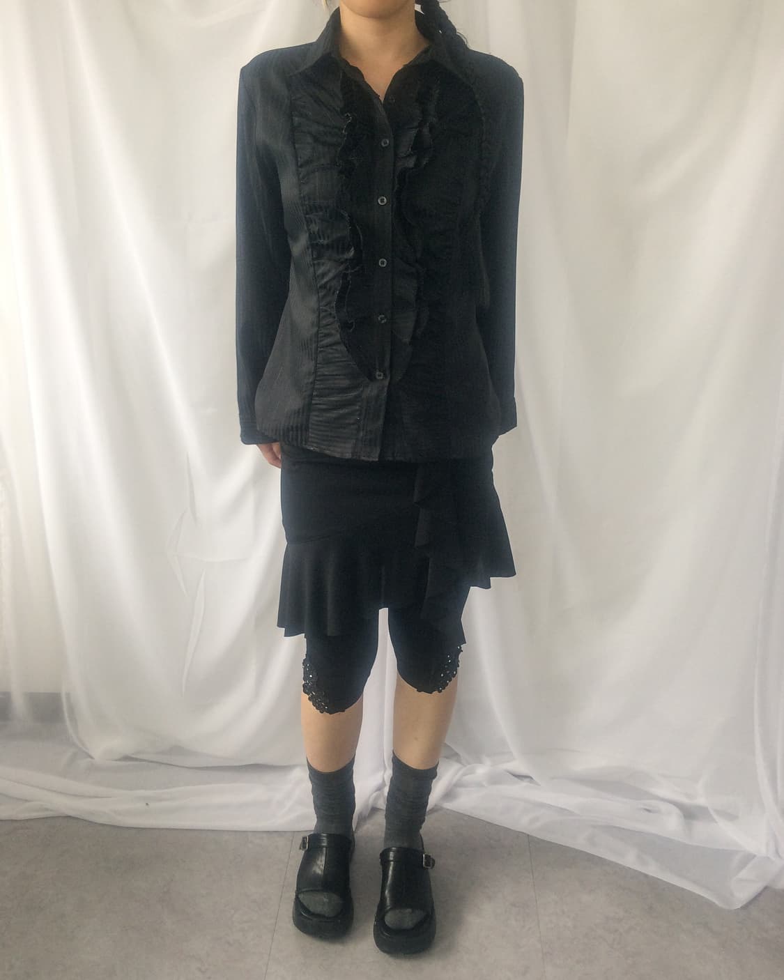Frill drop point skirt 상품이미지4