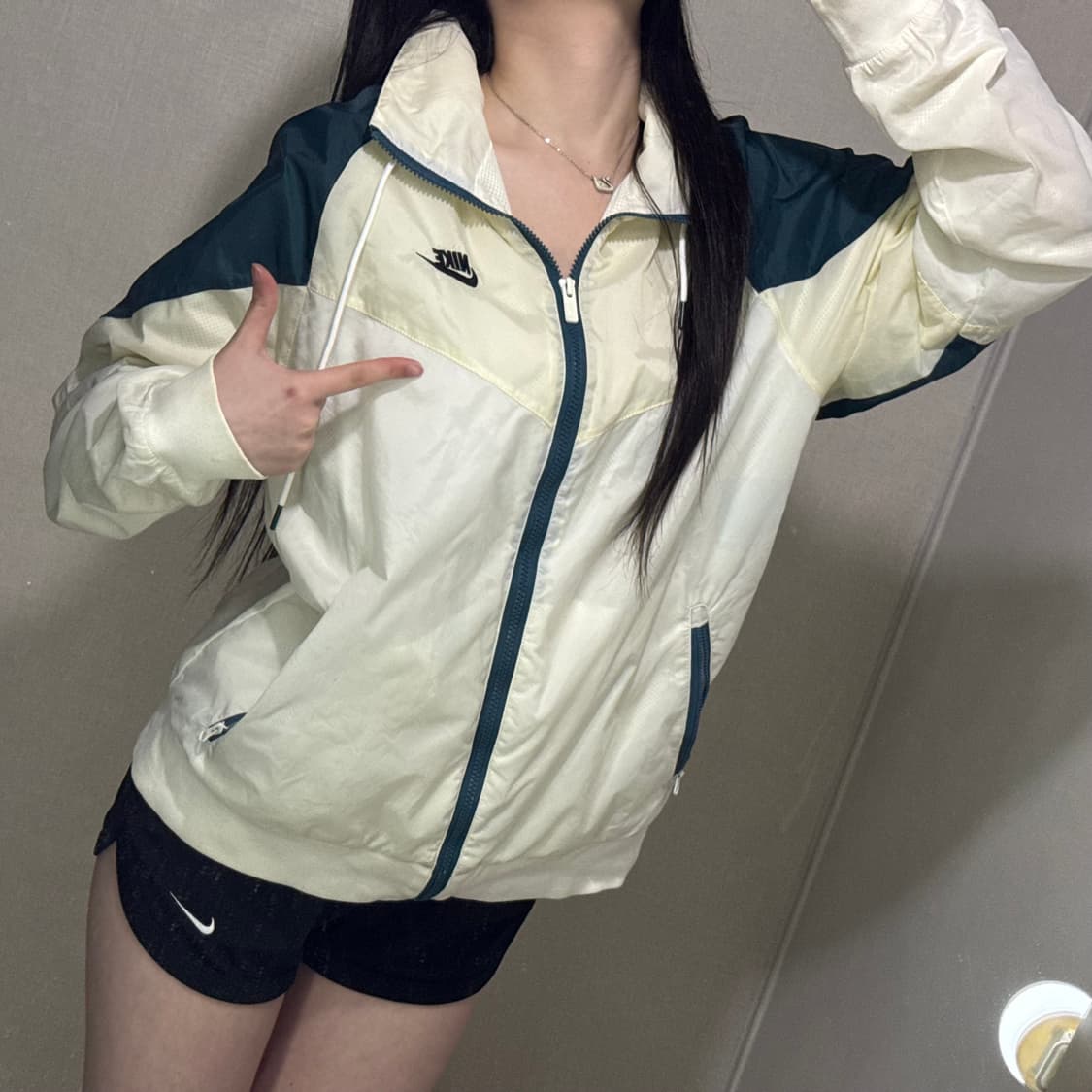 나이키 윈드러너 스우시로고 바람막이 져지🤍 상품이미지1
