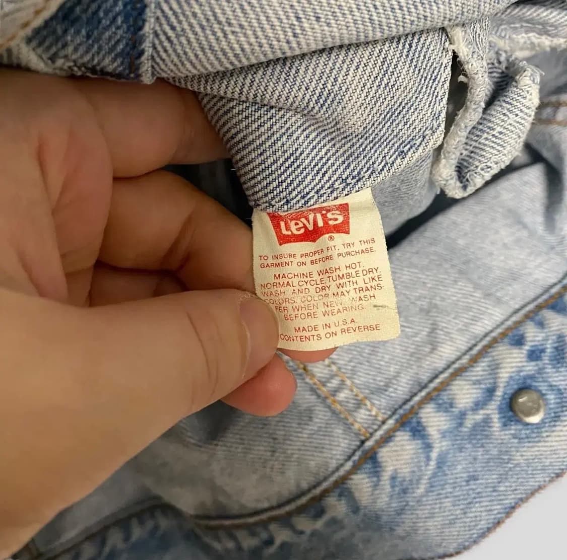 (XL)90s리바이스 70507-0214 데님 트러커 자켓 상품이미지8