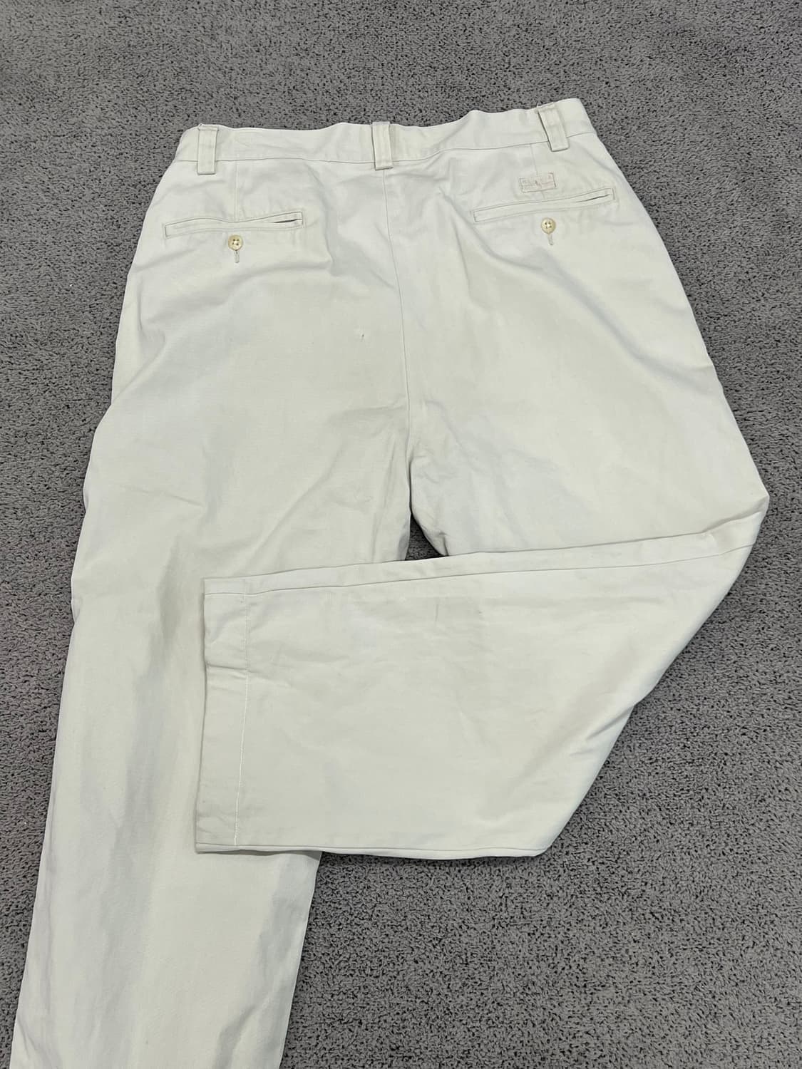 (F) 90s 폴로 랄프로렌 필립 치노 팬츠 아이보리 상품이미지5