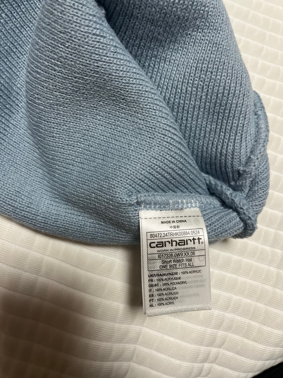 [OS] 칼하트 하늘색 스카이블루 비니 상품이미지4