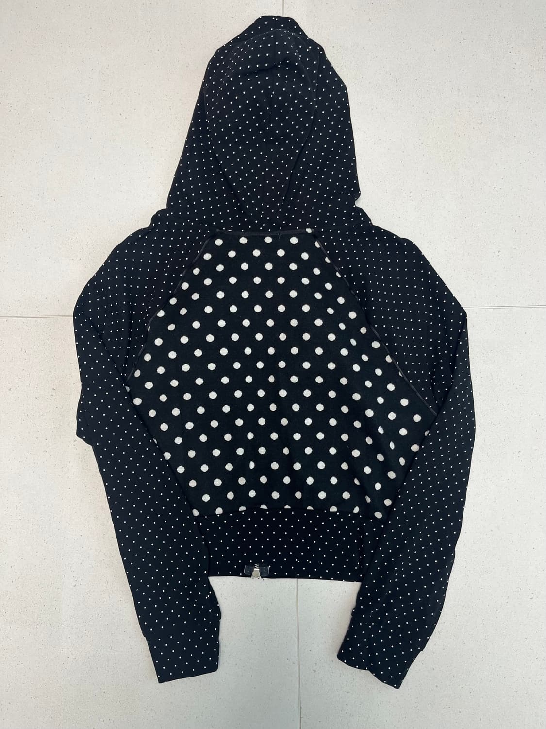 허그유어스킨 도트 빅 포켓 후드집업 상품이미지6