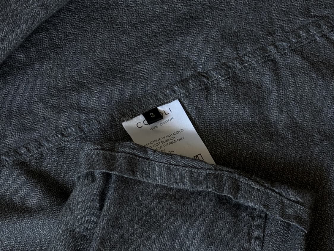 코모리(COMOLI) 22SS 요리모쿠 자켓 그레이 3사이즈 상품이미지3