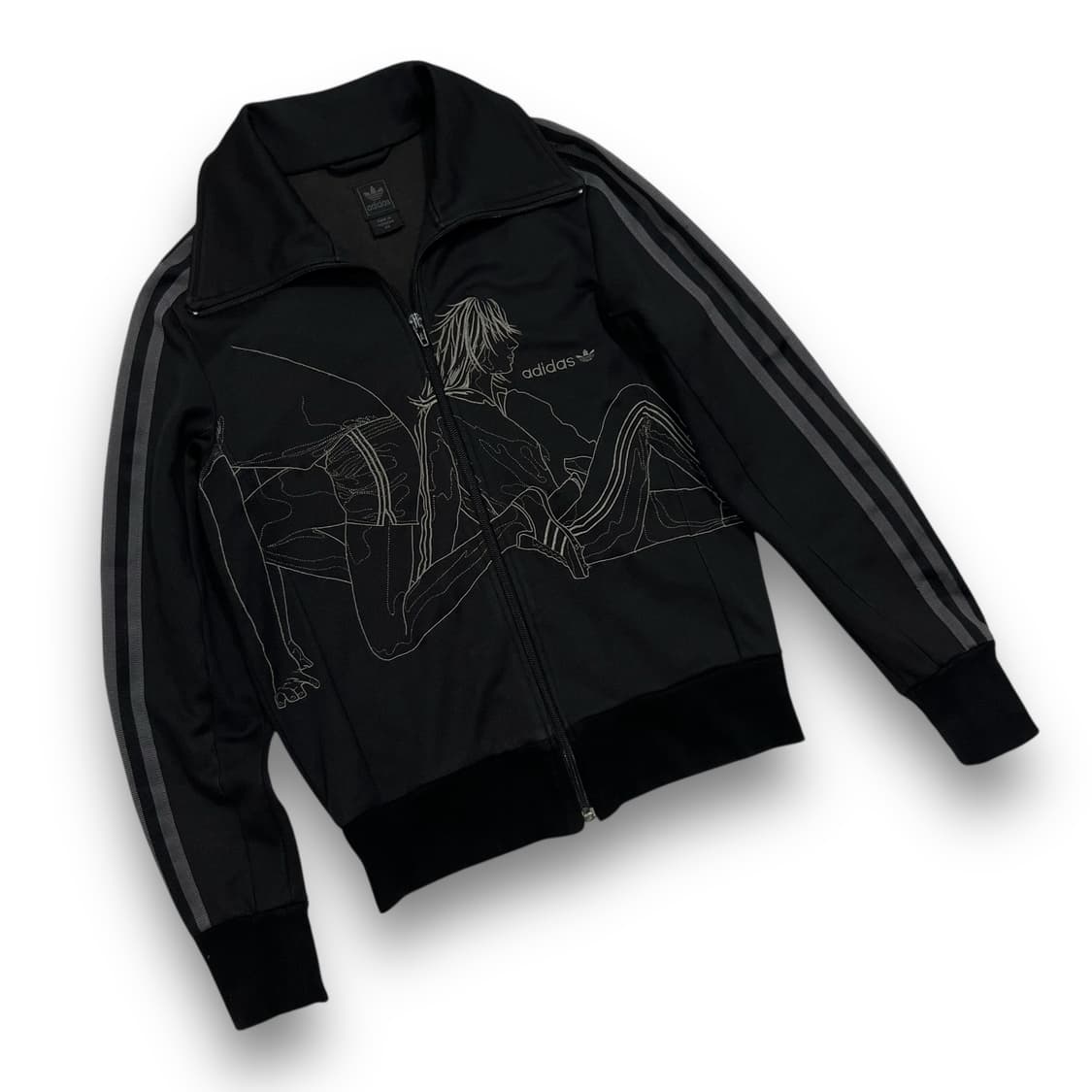 Adidas y2k Shaggy Cut Dark Track Top 상품이미지3