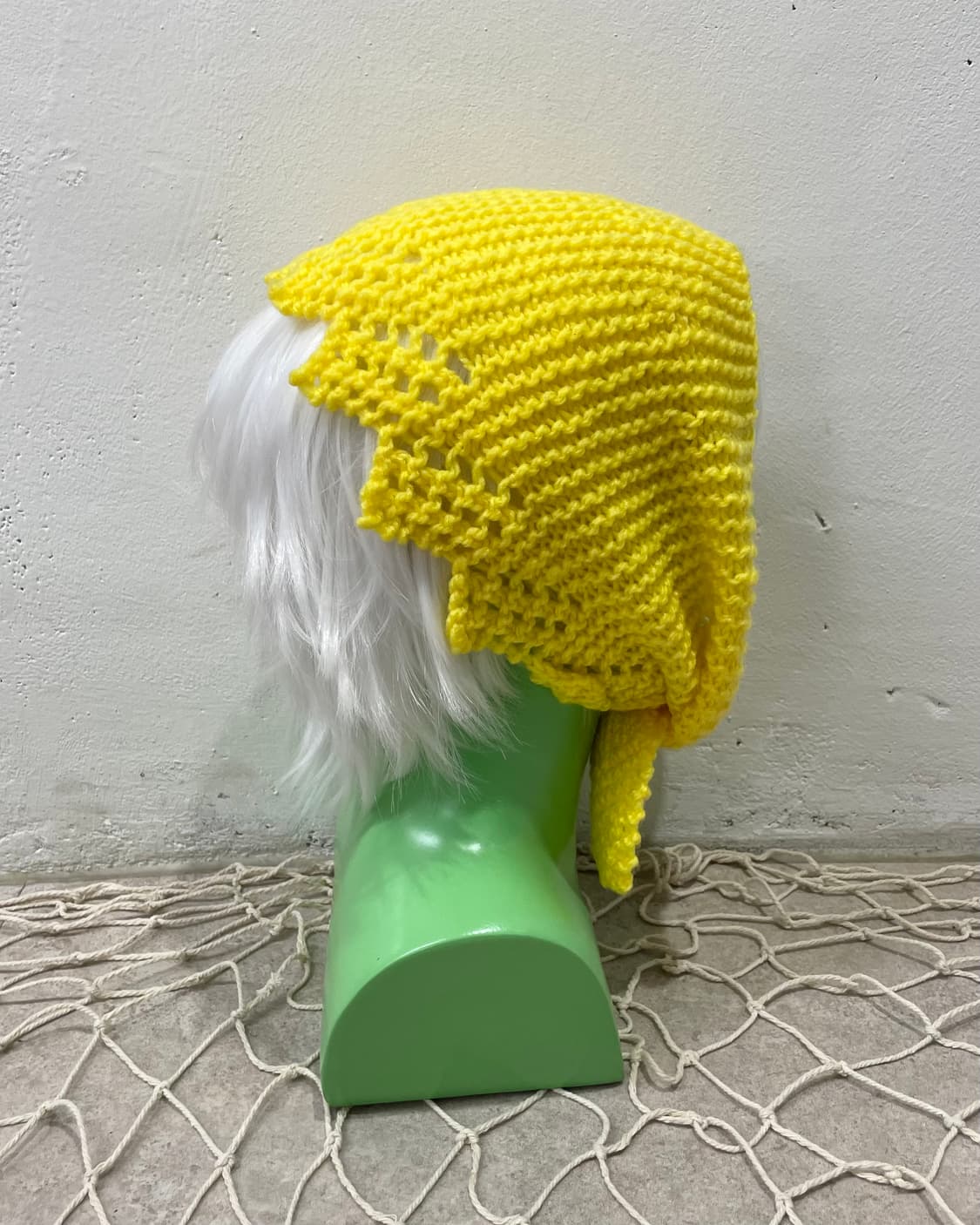  yellow knit crown scarf  상품이미지8