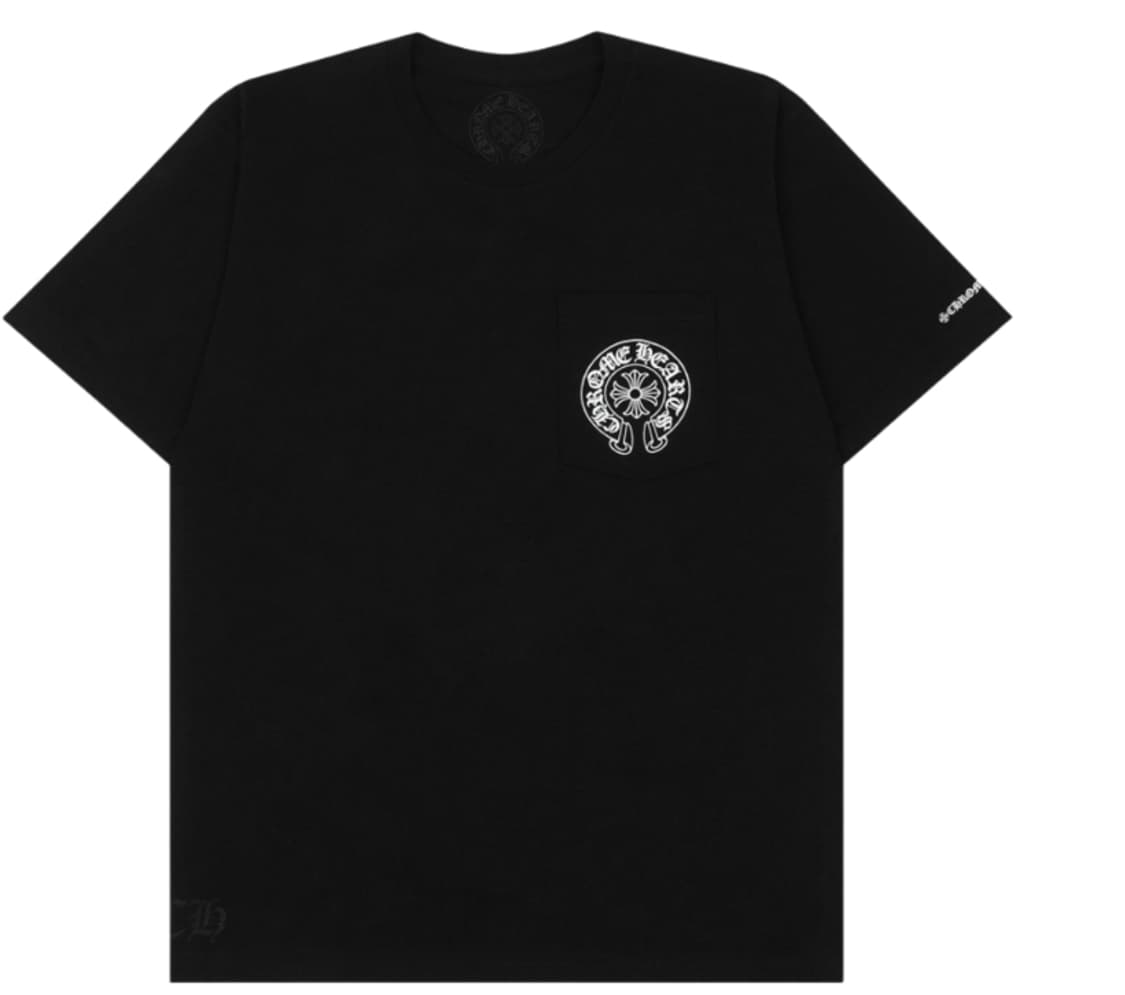 크롬하츠 홀스슈 로고 반팔 라지 L 상품이미지2