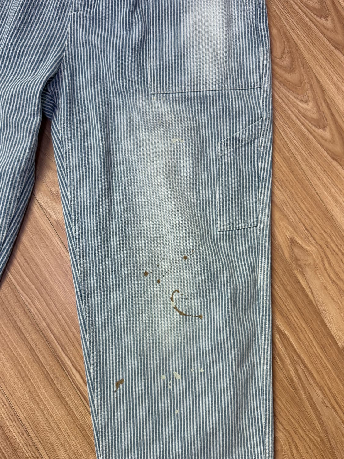 비헤비어 USED HEMMED MIL PANTS 히코리 팬츠 상품이미지2
