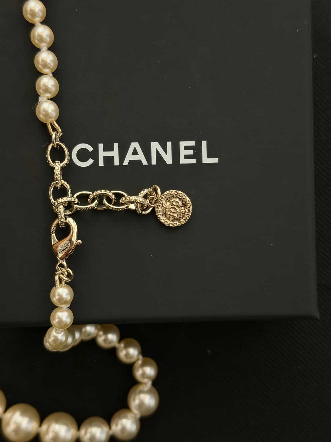 샤넬 정품 CC 빈티지 진주 업사이클링 네크리스 상품이미지8