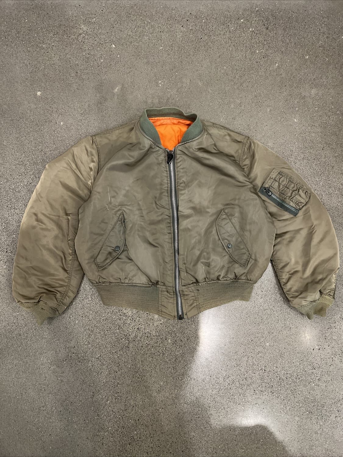 70s 알파 인더스트리 MA-1 붐버 자켓 상품이미지1