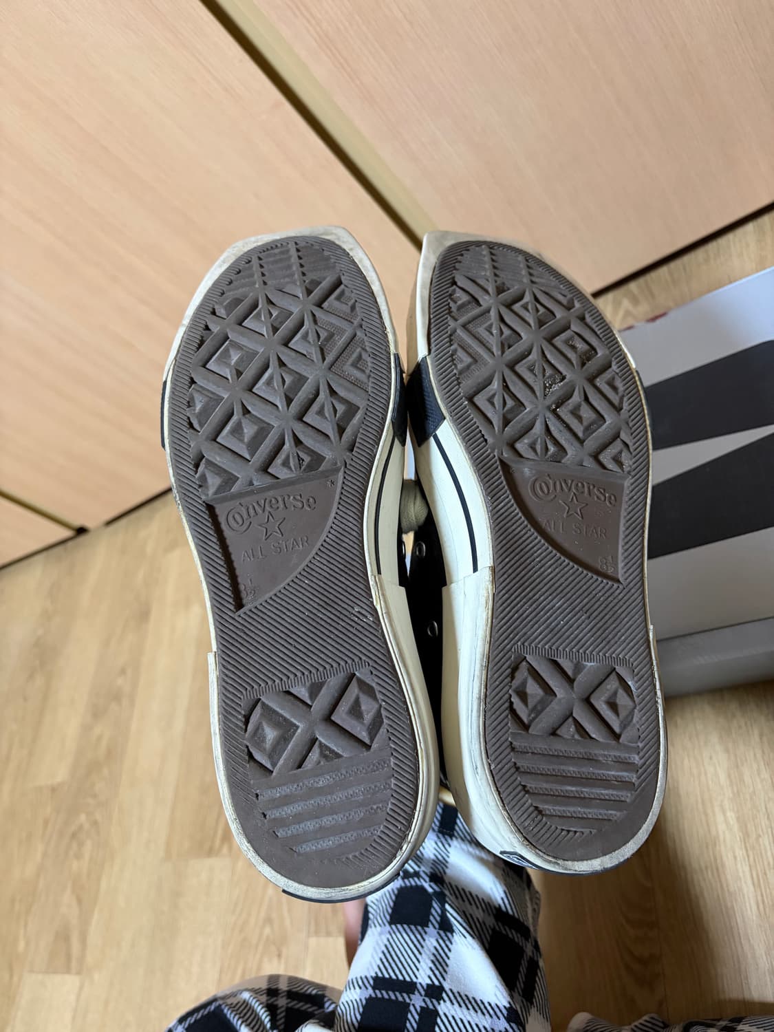 (270) 컨버스 x 다크쉐도우 터보다크 척 70 하이 블랙 래커드 데님 상품이미지6