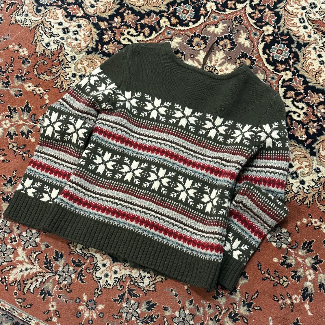 TARGA 노르딕 집업 울 가디건 (S) 페어아일 상품이미지5