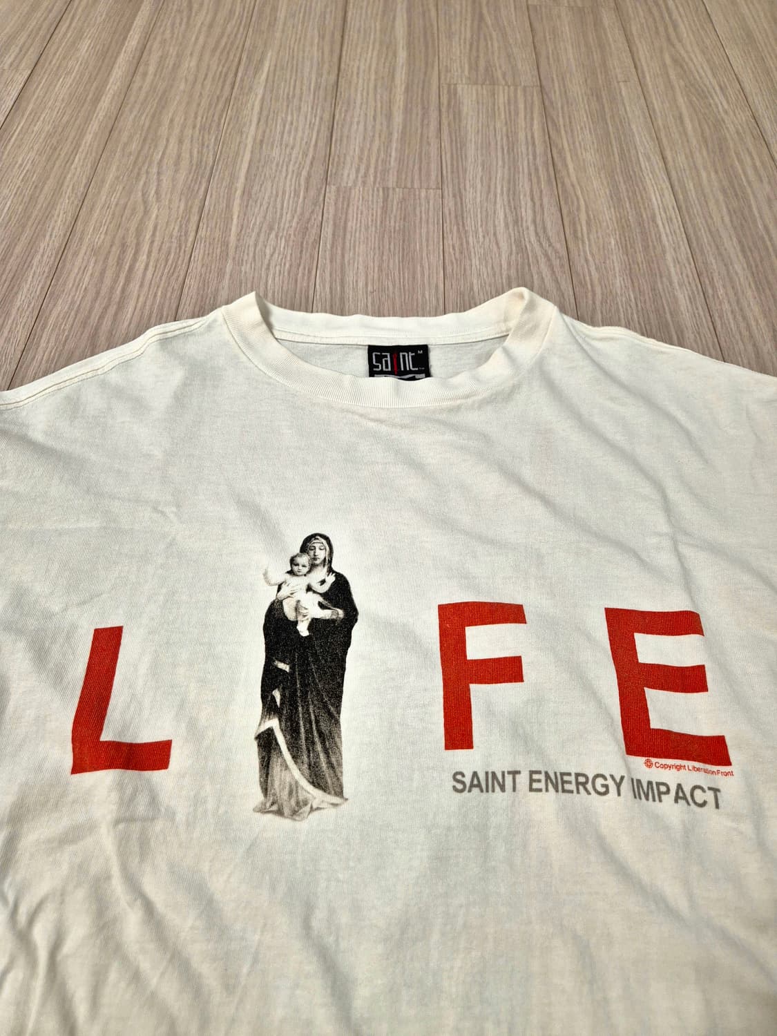 세인트미카엘 LIFE 티셔츠 (M) 상품이미지2