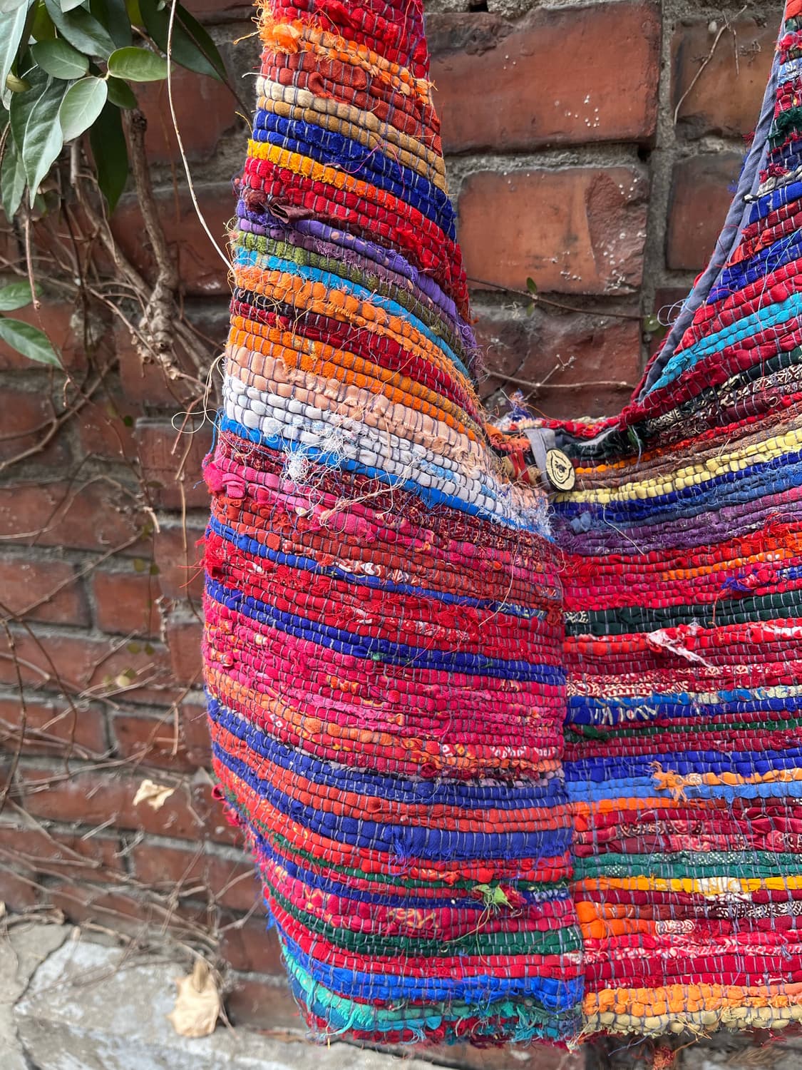 히피 무드 뜨개질 크로스백 상품이미지5