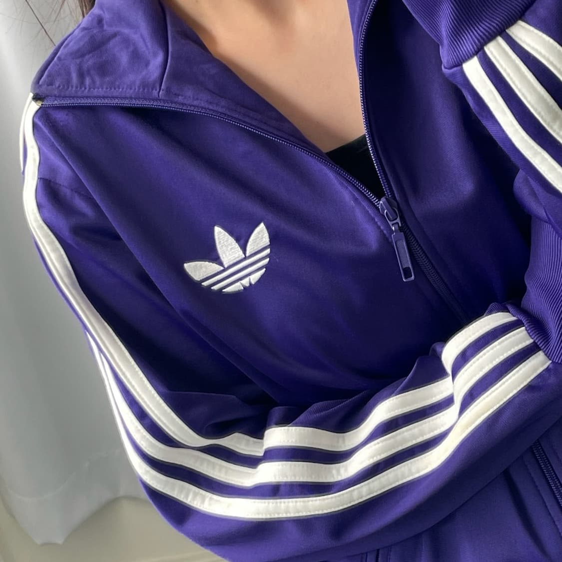 아디다스 루즈핏 딥퍼플 구파이어버드 져지  상품이미지3