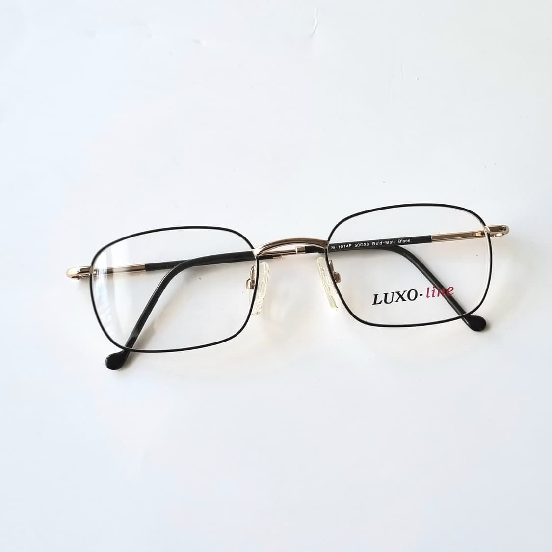 데드스탁 클래식 스퀘어 골드-매트 블랙 안경테 693 상품이미지1