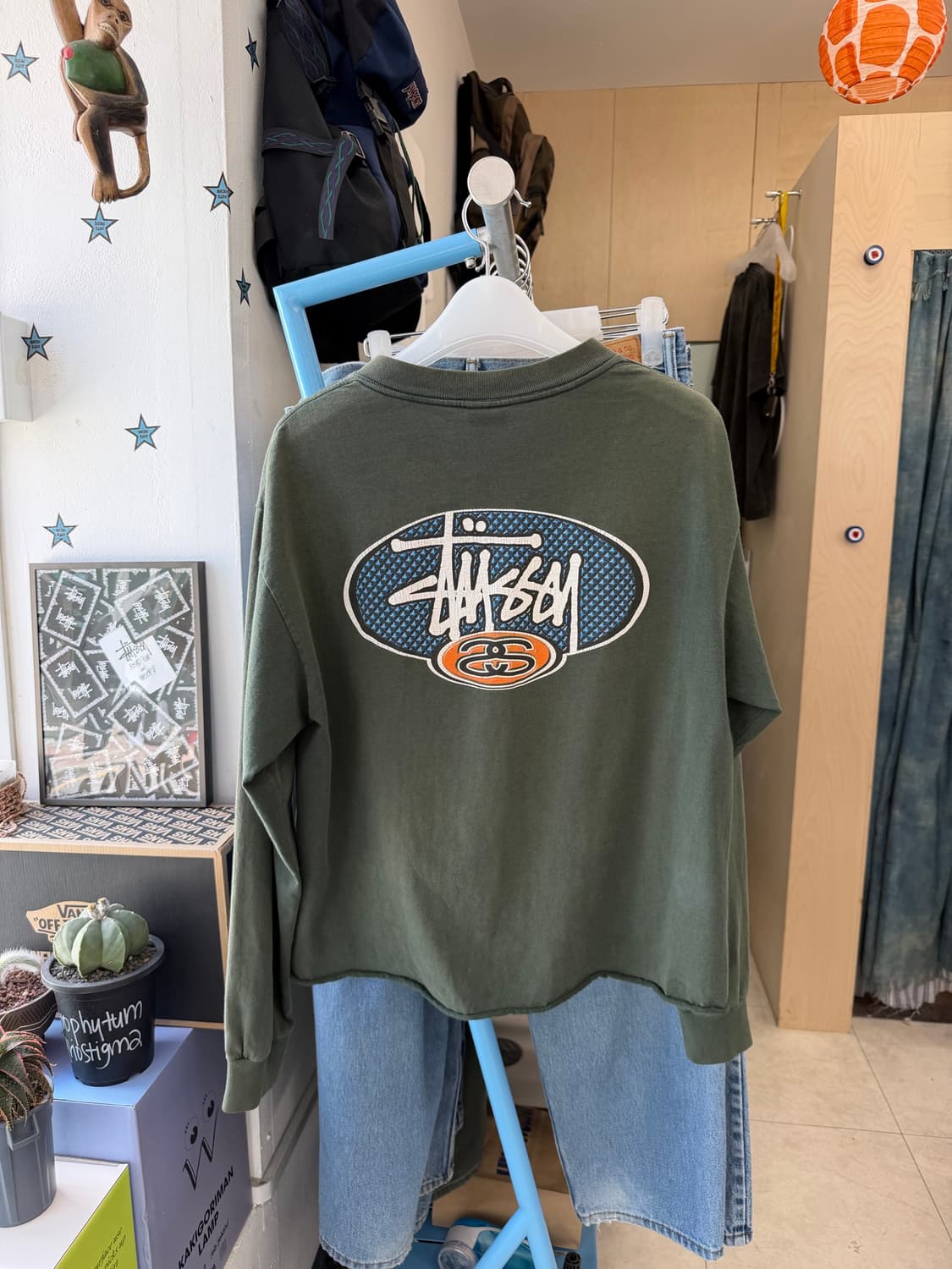 90s Stussy cutting LS 상품이미지1