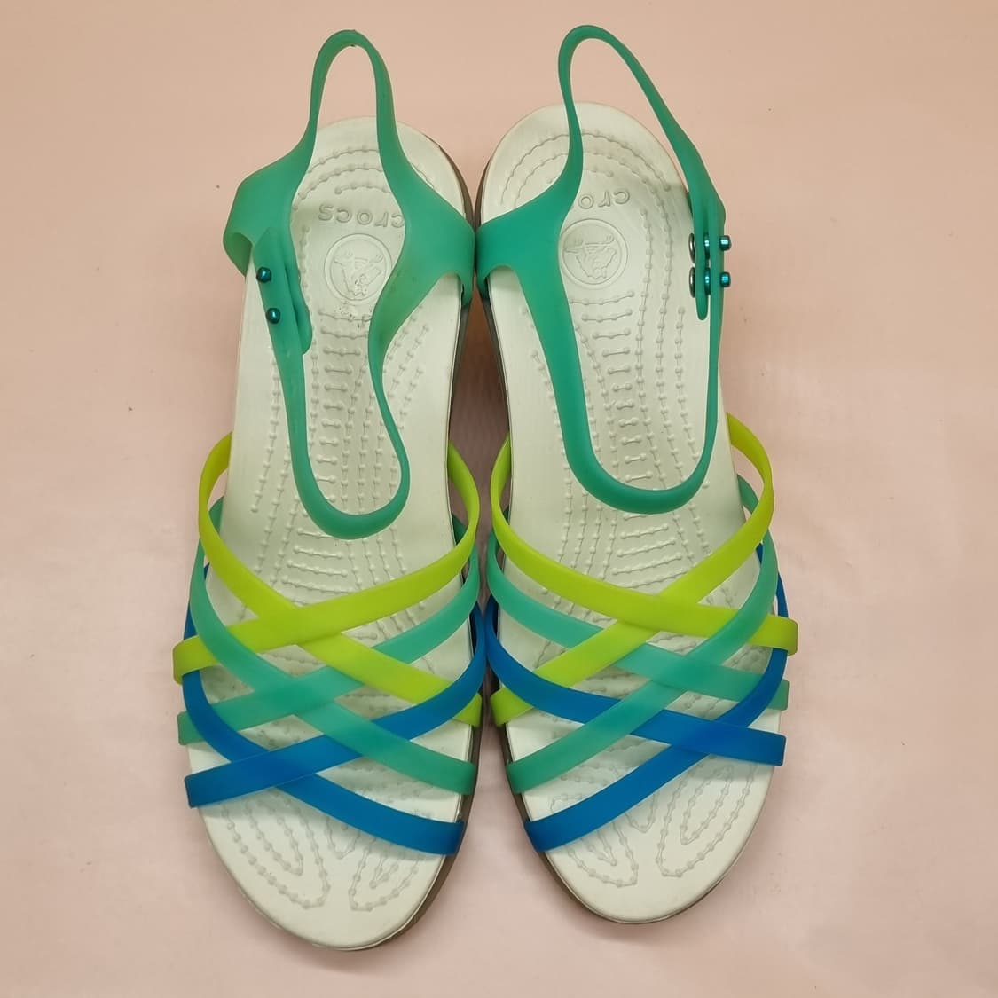 크록스 후라체 여성웨지샌들w6 230 굽8 상품이미지2