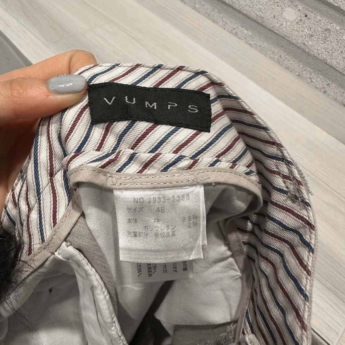 JPN VINTAGE 코듀로이 슬랙스 세미 와이드핏 디테일 그레이 상품이미지5