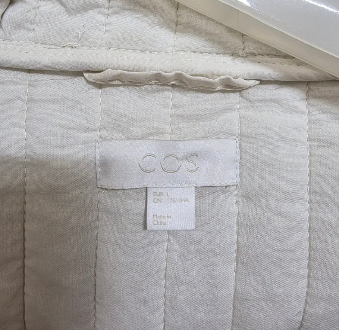 코스 면누빔 후드 점퍼 퀄팅 패딩 상품이미지6