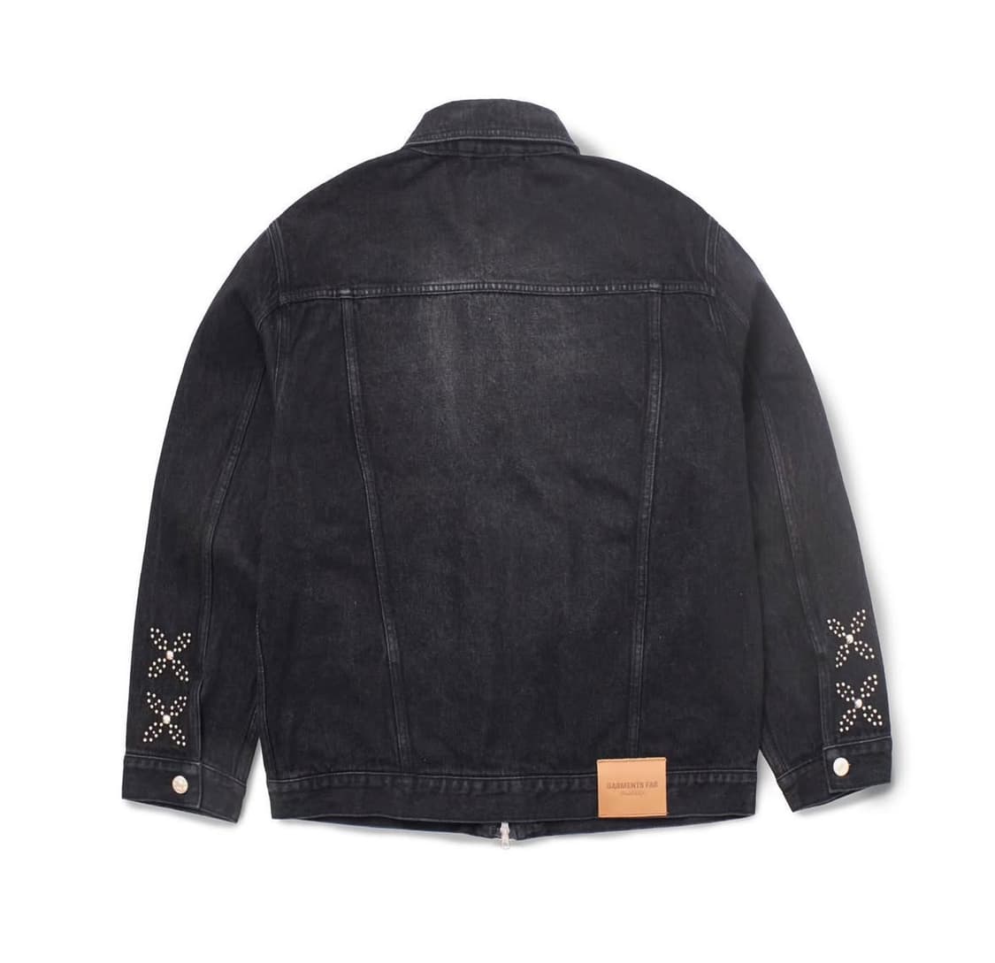 Garments fab 원석 데님 지켓(검정) 상품이미지2