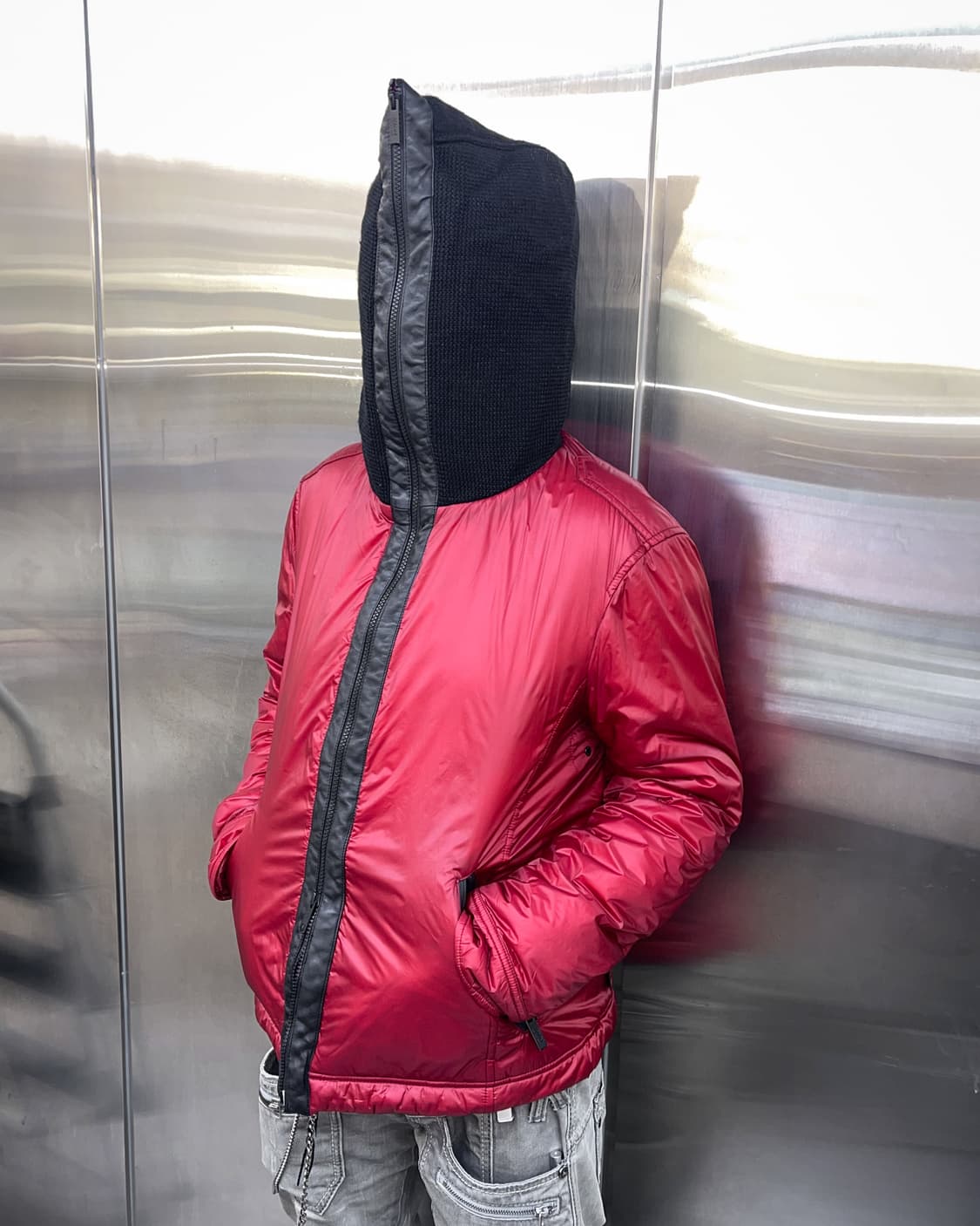 아르마니 꼴레지오니 워터 리펠런트 나일론 후드자켓 상품이미지1