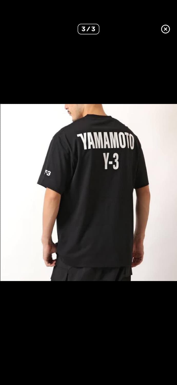 Y-3 숏슬리브 백로고 반팔 상품이미지2