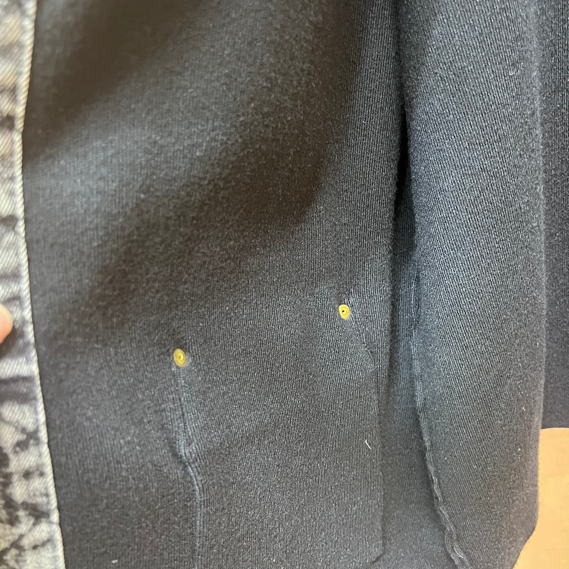 산드로 데님 배색 가디건 자켓 상품이미지5