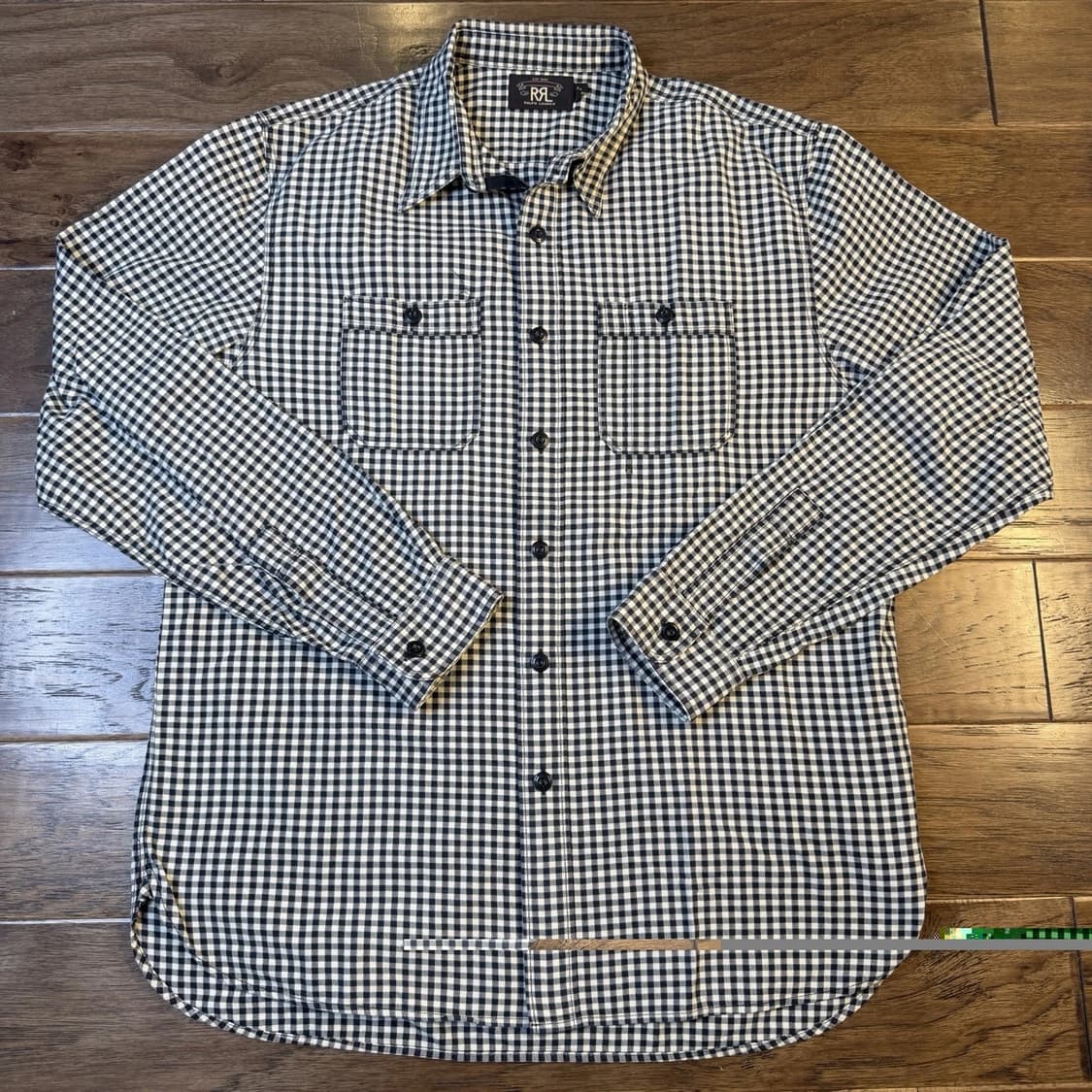 더블알엘 체크 워크 셔츠 상품이미지1