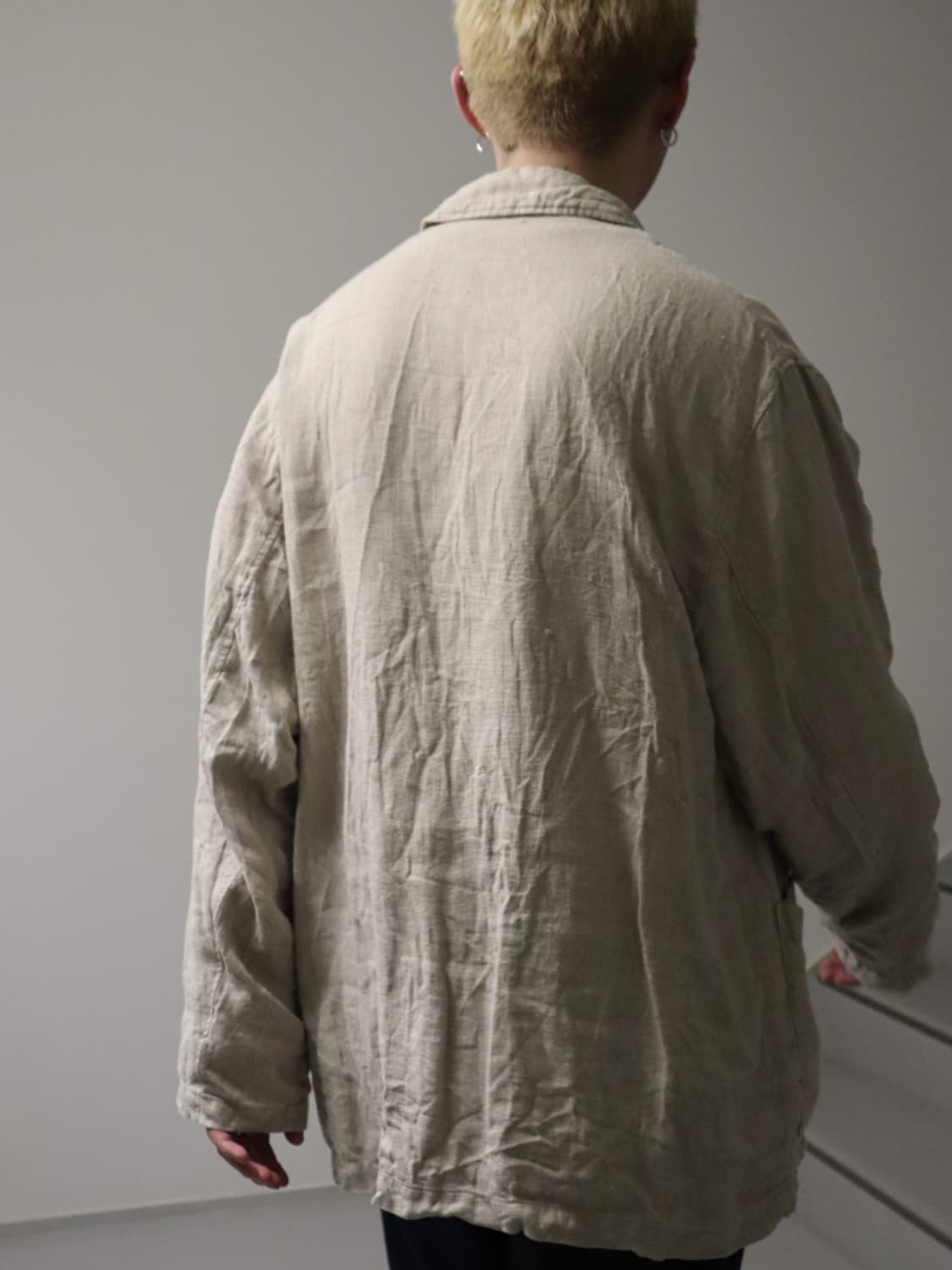 네스트로브컨팩트 인레이 린넨 셔츠자켓 상품이미지1