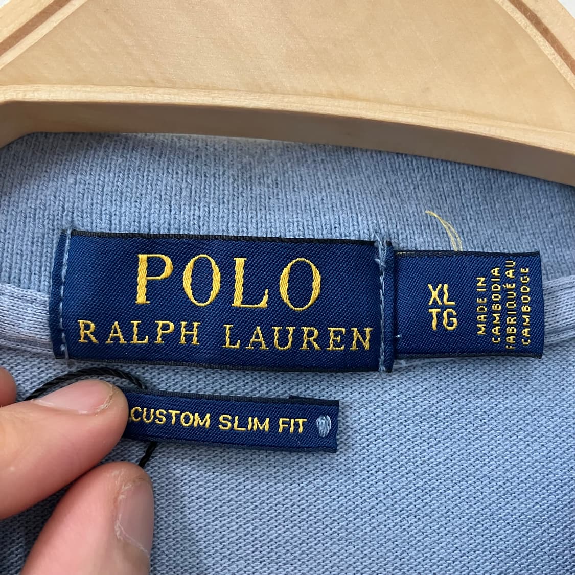 214 폴로 빅포니 카라 반팔 스카이블루 상품이미지2