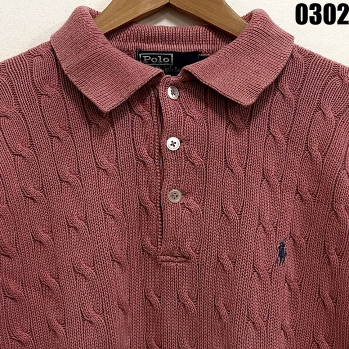 폴로 랄프로렌 케이블 니트 카라 스웨터 95 0302  상품이미지4