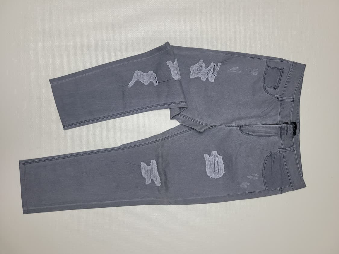 UGIZ 남자 데미지워싱 청바지 32 그레이 상품이미지1