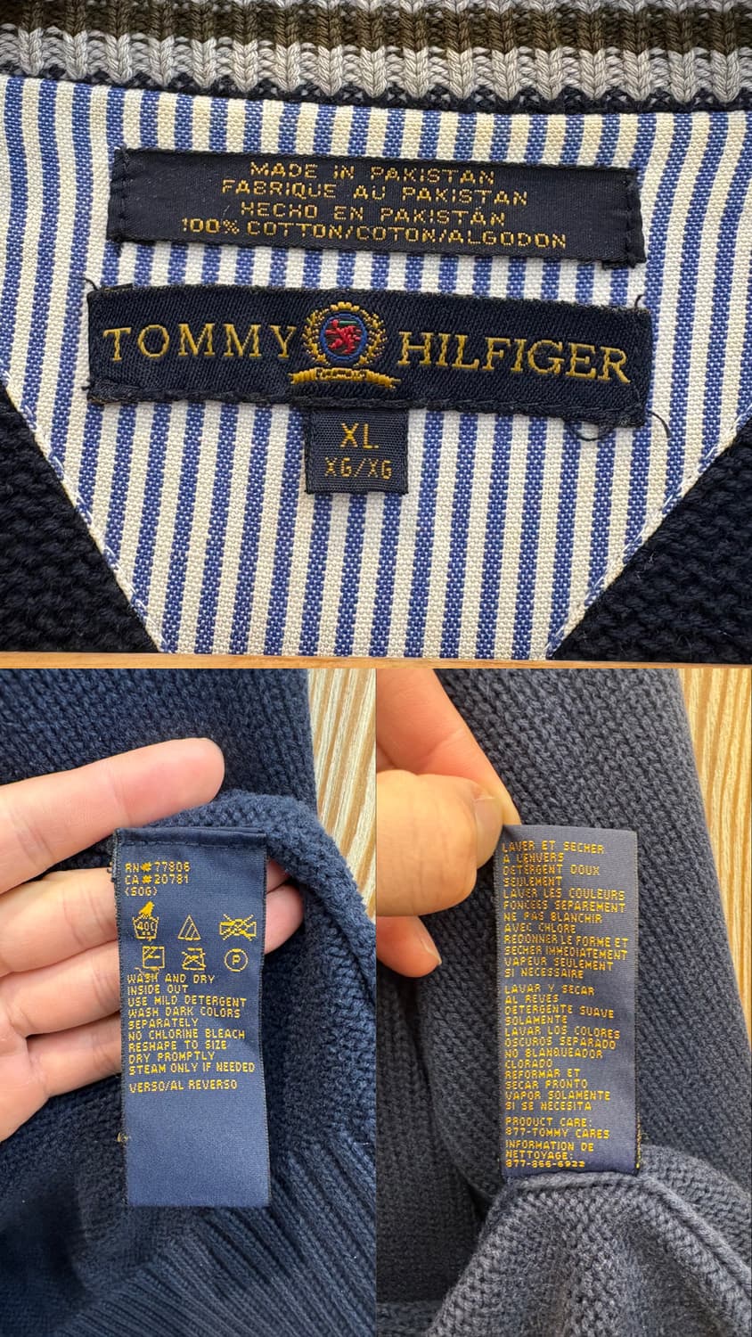 타미힐피거 크레스트 로고 헤비 니트 상품이미지10
