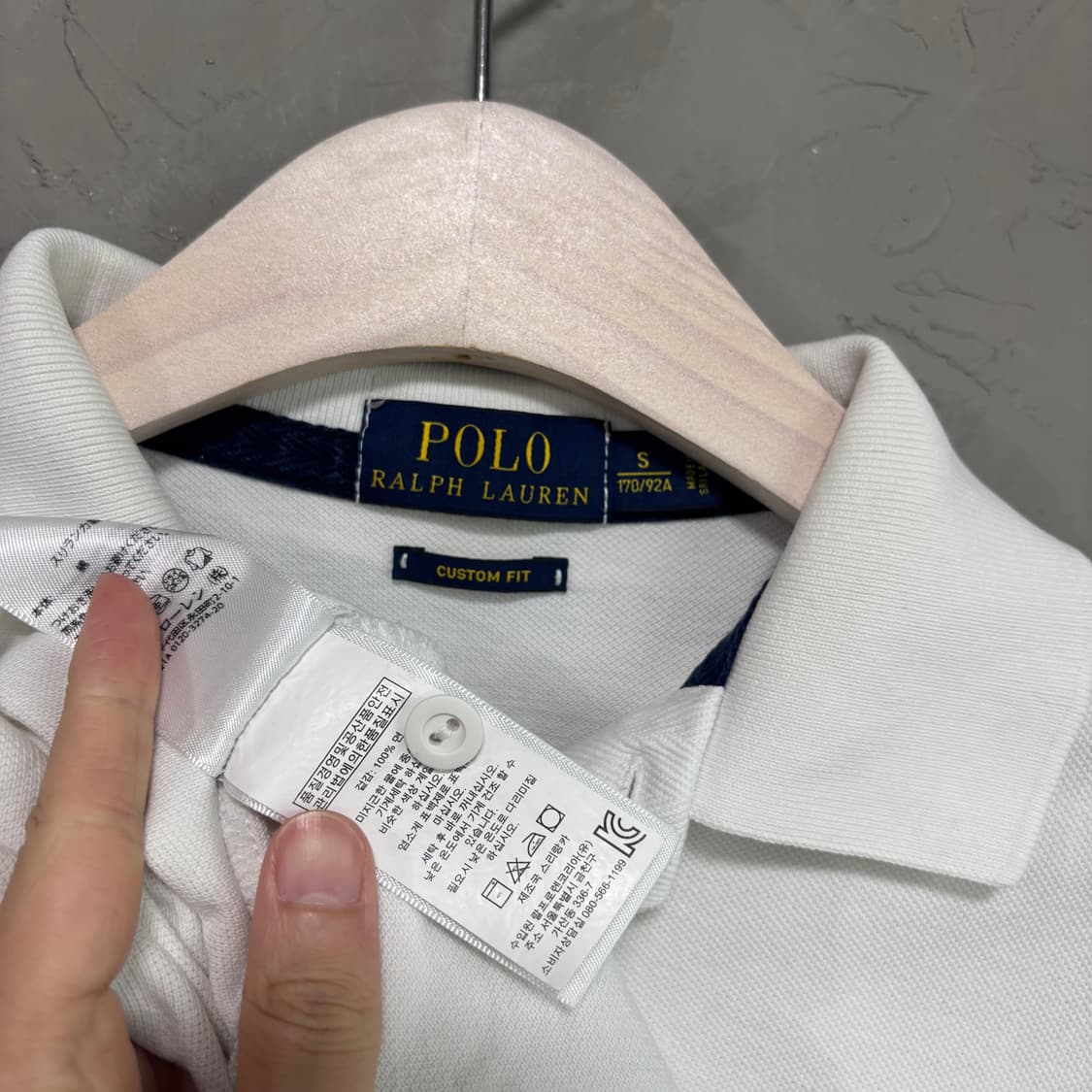 폴로 랄프로렌 빅포니 카라티 롱슬리브 화이트 상품이미지3