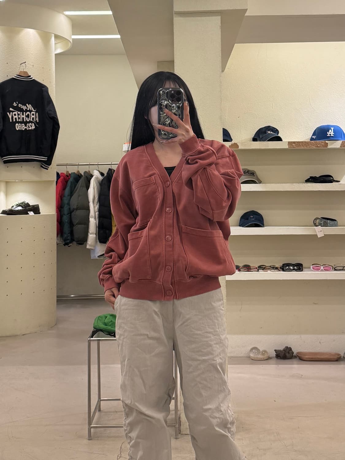 프리즘웍스 스웨트 가디건 U1049 상품이미지1