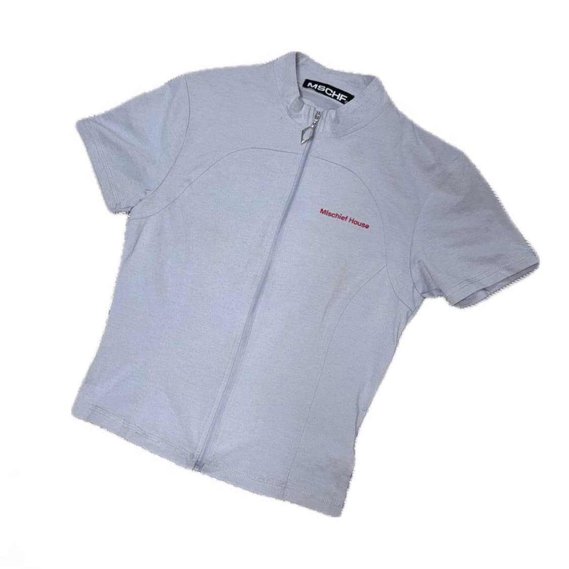 미스치프 모크넥 반팔 집업 상품이미지2
