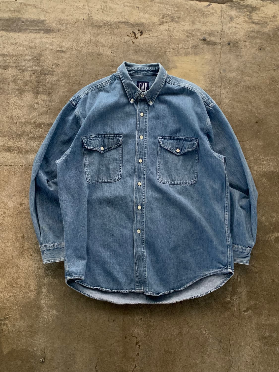 올드 갭 데님 버튼다운 셔츠 상품이미지1