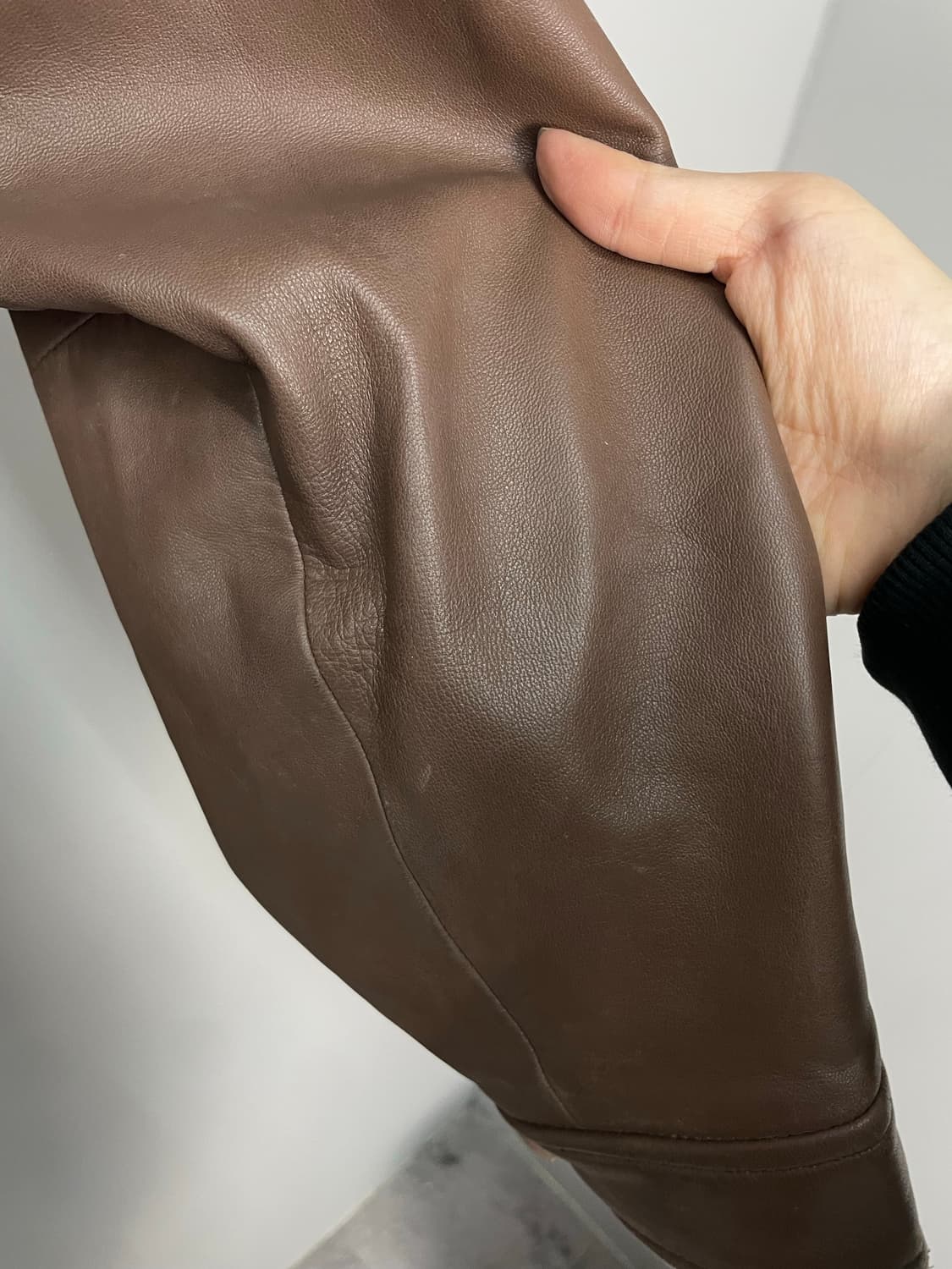 폴로 랄프로렌 브라운 레더자켓 H2439 상품이미지5