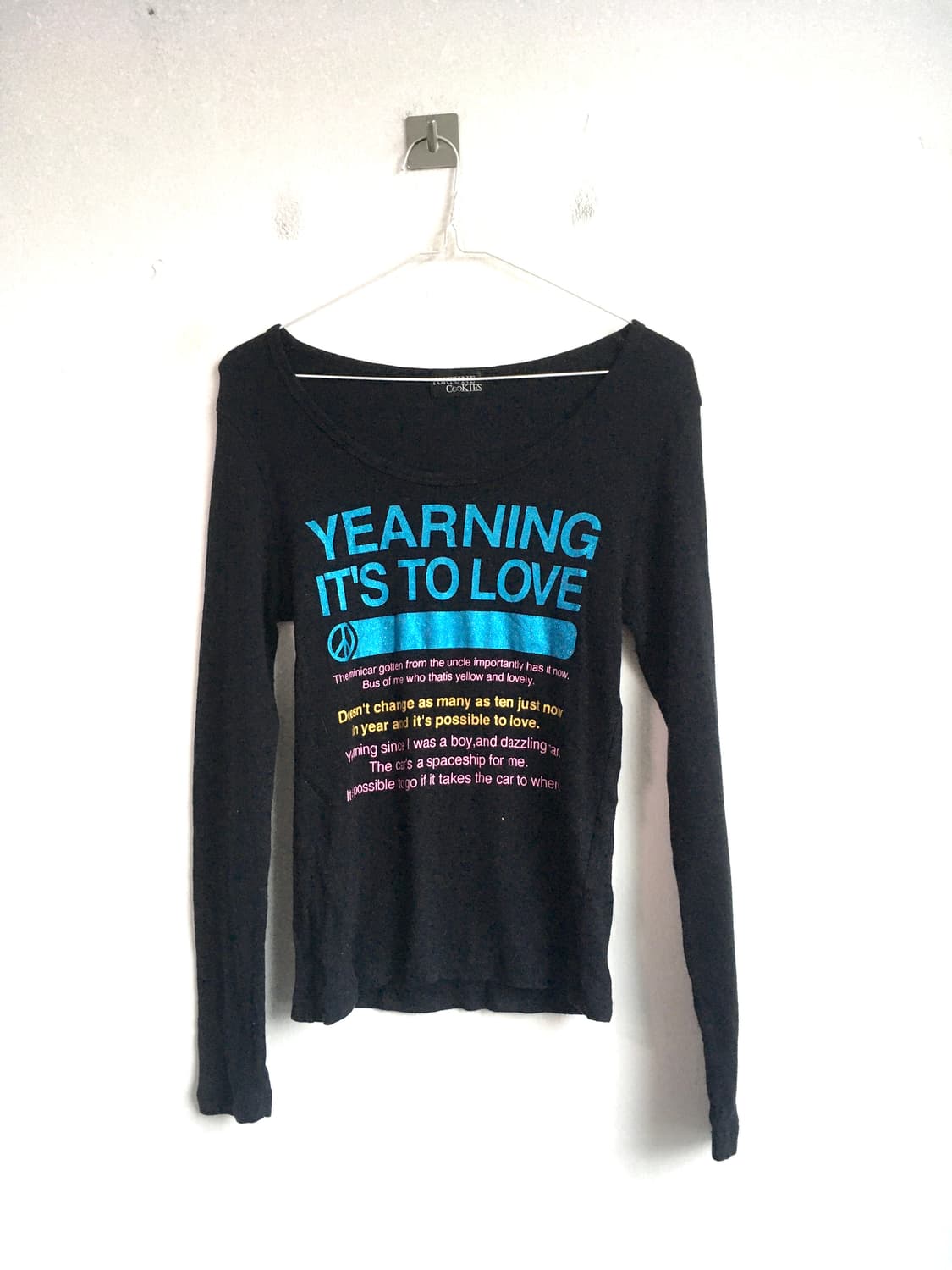 jpn vintage punky slim printing t shirt 상품이미지4
