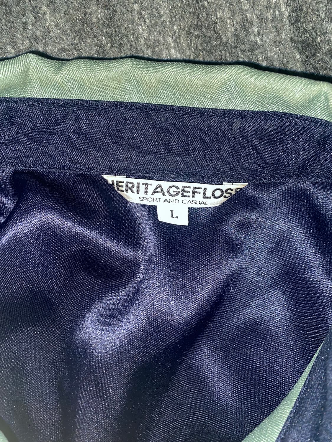 헤리티지플로스 블루종 L 18s/s 올리브 상품이미지3