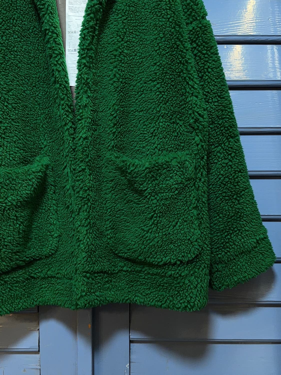 더블렛 핸드페인팅 Faux 시어링 자켓 상품이미지6