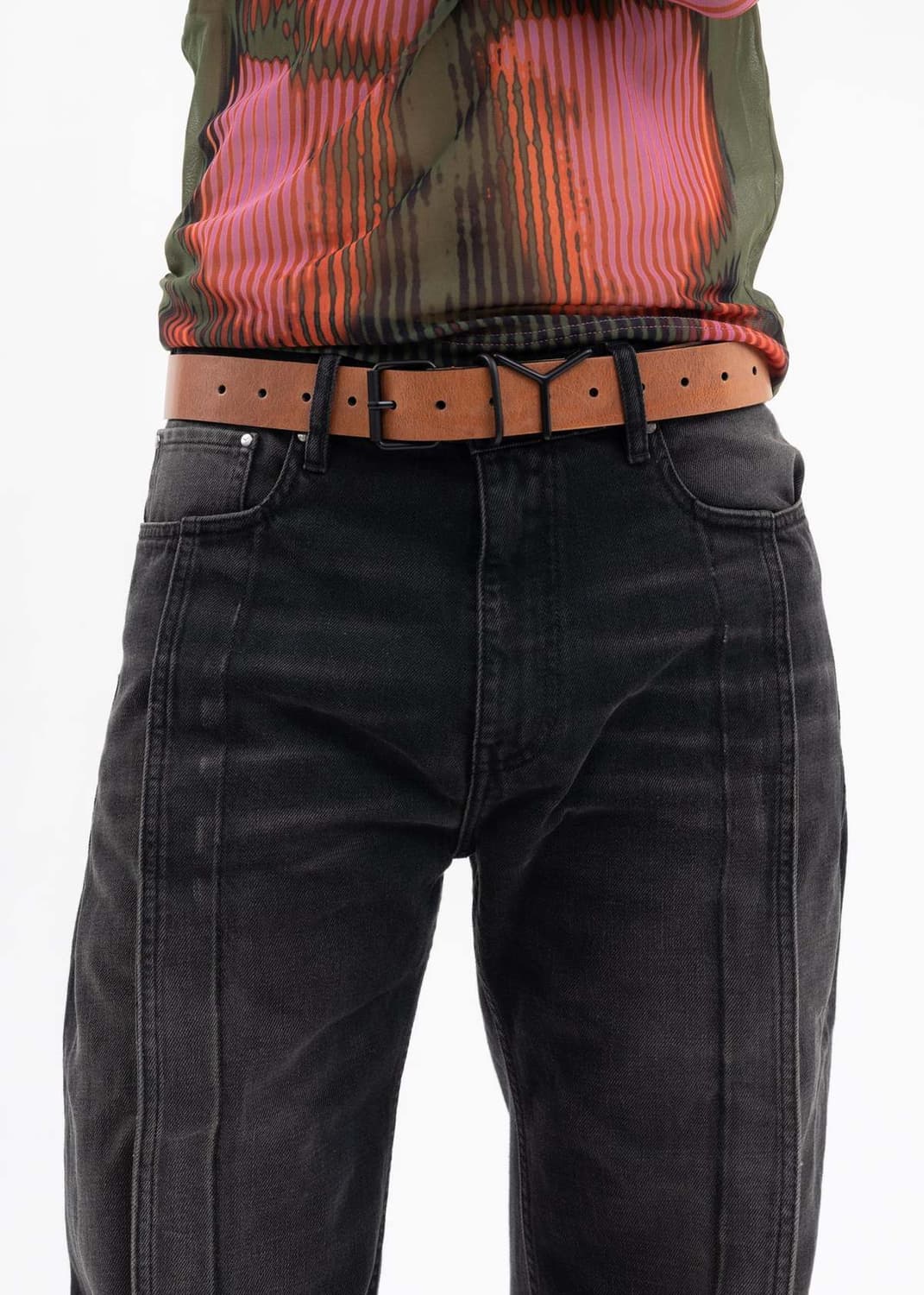 [새상품/OS] 와이프로젝트 22FW 와이 벨트 브라운 상품이미지6