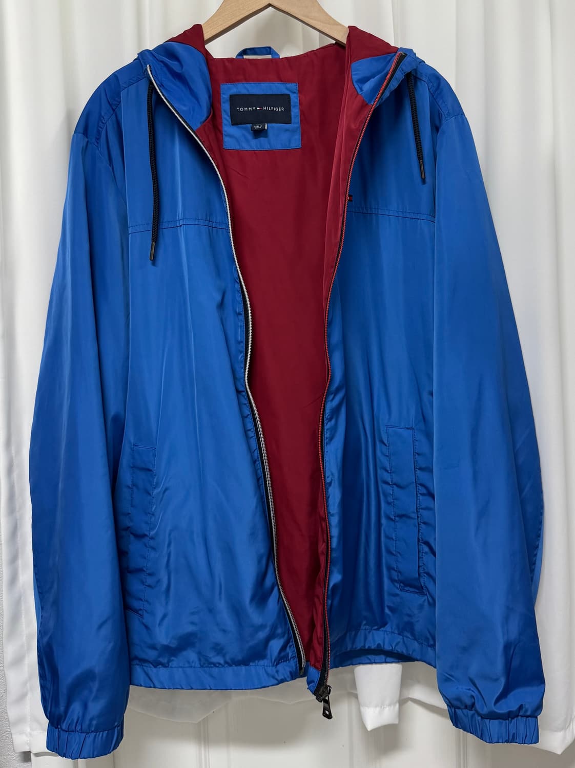 타미힐피거 블루 바람막이 자켓 상품이미지4