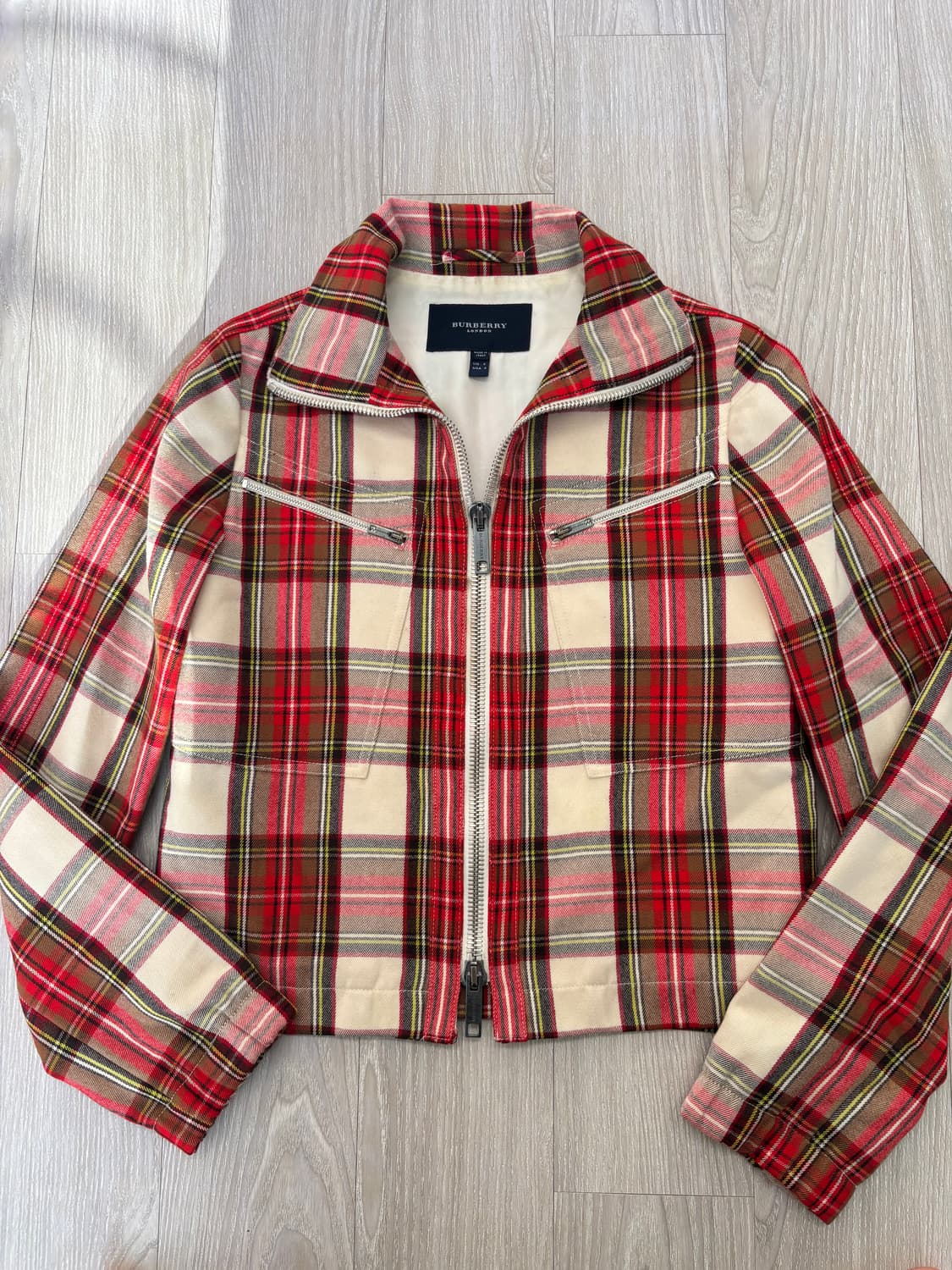 버버리 런던 아카이브 타탄체크 자켓  상품이미지1