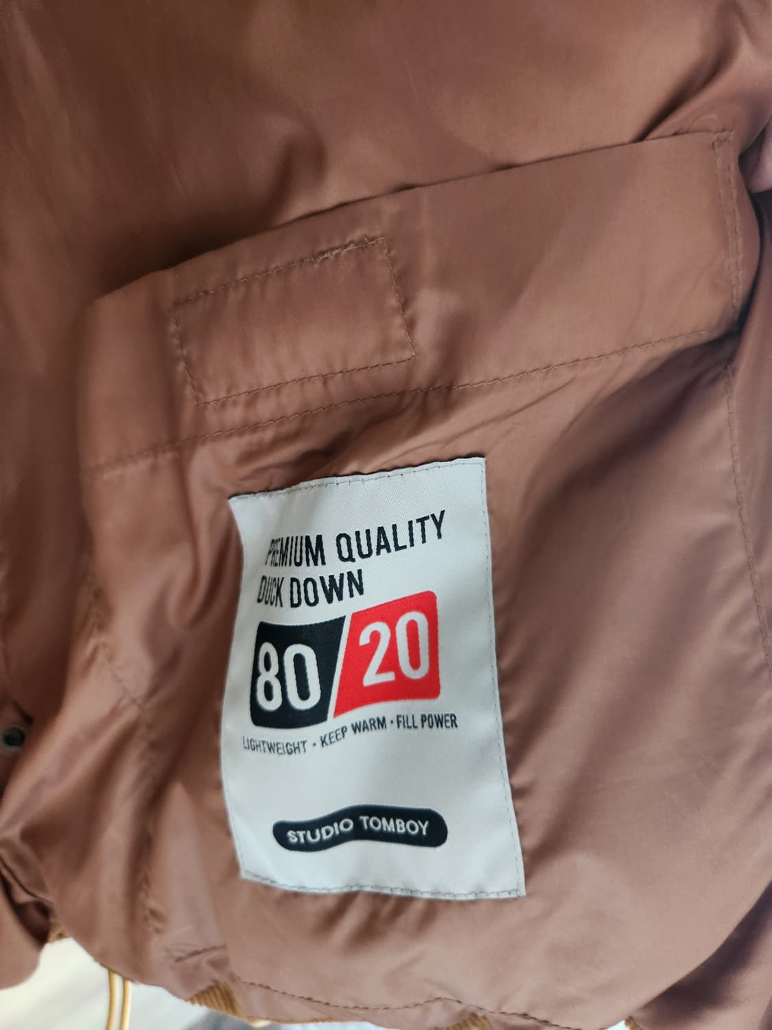 스튜디오 톰보이 코듀로이 패딩 상품이미지4