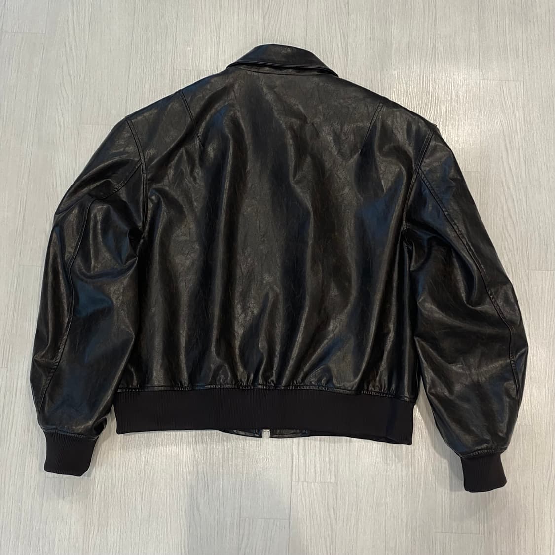 젠틀커버 A-2 레더 자켓 브라운 L 상품이미지3