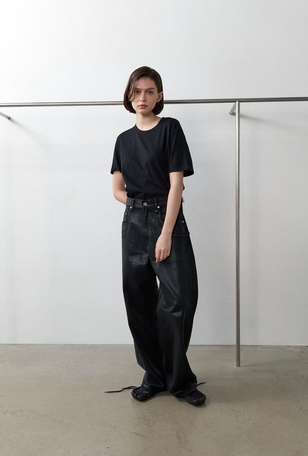 yiyae 이예 코팅 팬츠 s 상품이미지1